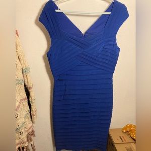 Extremely flattering royal blue dress